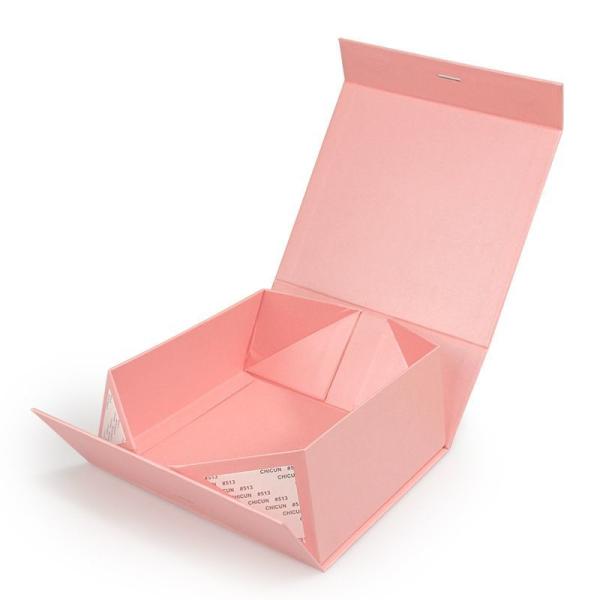 Fancy Solid Color Custom Logo Printing Matt Laminated Rigid Foldable Cardboard Wedding Grown Packaging Magnetic Box