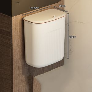 Plastic Big Capacity Waste Bin Separation Bin Waterproof Sticker Design for