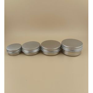 Buy cheap Customized Silvery Aluminum Cosmetic Case with Screw Cap Certified from wholesalers