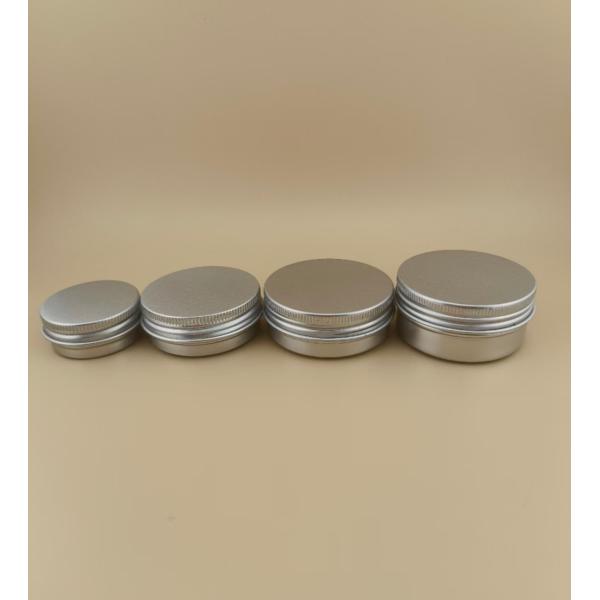 Quality Customized Silvery Aluminum Cosmetic Case with Screw Cap Certified for sale