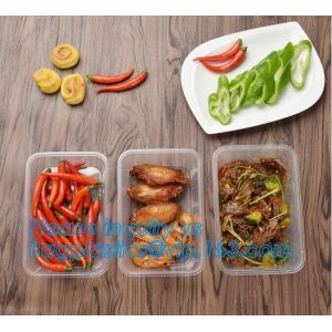 Buy cheap 28oz Rectangular single-use Salad box manufacturer,Eco-friendly OPS Transparent Plastic Salad Container Wedding Disposab from wholesalers
