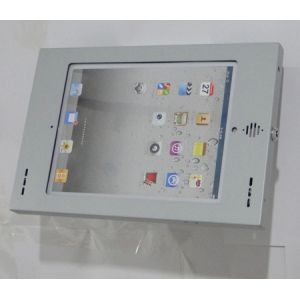 Buy cheap Wall Mounted Rugged Metal Ipad Kiosk Enclosure With Slim Black Bracket For Ipad 2/3/4/AIR from wholesalers