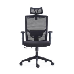 Buy cheap ODM Black Ergonomic Mesh Swivel Office Chair With Coat Hanger from wholesalers