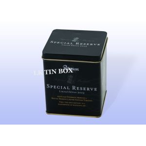 Buy cheap OEM 75mm / 88mm Watch Packaging Square Tin Cans With Lids RoHS Certificate from wholesalers