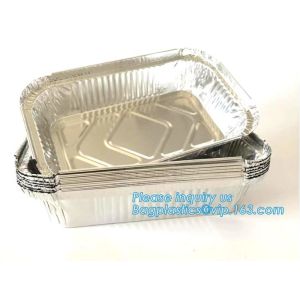 Buy cheap 500ml smoothwall aluminum foil disposable oven safe food container,4LB / 1133 Aluminum Foil Container For Packing BBQ from wholesalers