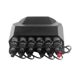 IP68 Rated Black 12 Cores Optical Fiber Distribution Box with Optitap Waterproof