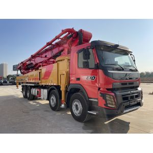Buy cheap 2021 Used Concrete Pump Truck with 62m Boom and Volvo Chassis for High Efficiency Pumping from wholesalers