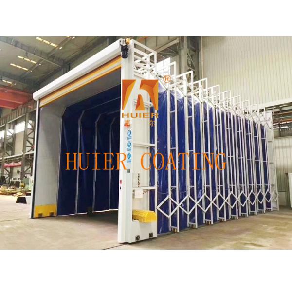 Advanced Electrostatic Painting Line With Oil Curtain Circulation Purification
