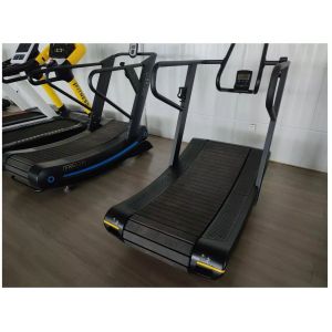 Buy cheap Cardio Equipment Manual Curved Design Self-Generating Curved Treadmill from wholesalers