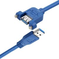 Buy cheap High Speed Data 5Gbps USB 3.0 Type A Male to Female Panel Mount USB 3.0 product