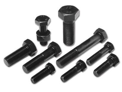 Quality Grade 8.8 Full Threaded Steel Hex Bolt Din 933 M3 - M42 Size Black Color for sale