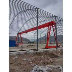 Buy cheap MH type 5 ton general gantry crane, gantry crane, main girder box support leg gantry crane, rail type small crane from wholesalers