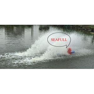 New High Speed Paddle Wheel Aerator 0.75kw 3impellers