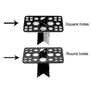 Buy cheap Acrylic Basic Makeup Tools 26 Holes Folding Makeup Brush Holder from wholesalers