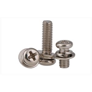 Buy cheap Stainless Steel Pan Head Screws with Flat and Split Lock Washer Pan Head SEMS Screws from wholesalers