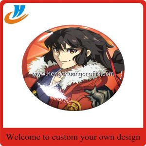 Buy cheap Custom tin badge with button pin accessories suitable for events school sports and souvenir purposes with multiple plating colors from wholesalers