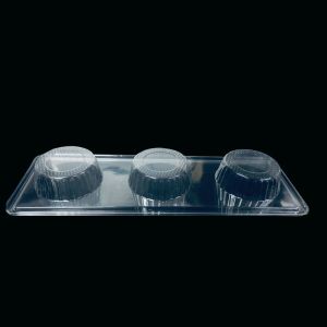 Buy cheap Custom Food Grade PET Plastic Blister Tray with Multi Compartment Divider Design for Secure Packaging from wholesalers