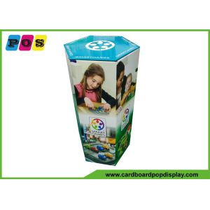 Portable Advertising Cardboard Pop Displays With Paperbaord Inserts In Kids