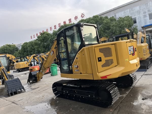 Original Cat 307.5 Used Construction Compact Equipment Excavator Hydraulic 7.5ton