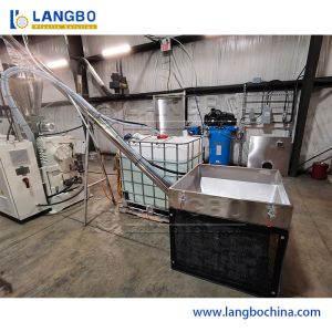 55/110 Conical Twin Screw Extruder PVC Profile Extrusion Line for 1180mm Cable