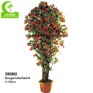Buy cheap Look Real Small Artificial Plants In Pots With Flower Tree from wholesalers