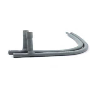 Smooth Automotive Silicone Hoses No Contamination Artificial Winding Rubber