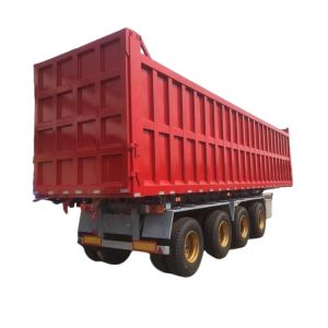 Buy cheap 4 AXLES Tipper Semi Trailer Maximum Load 50ton from wholesalers