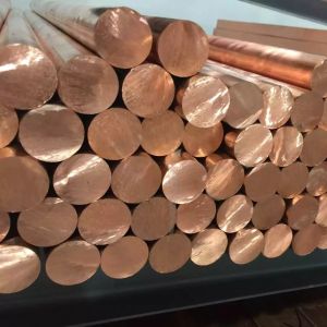 Buy cheap Pure Solid Copper Round Bar C10100 Oxygen Free TU0 / C110 from wholesalers