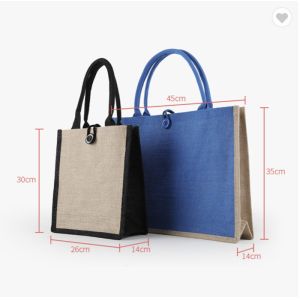 Buy cheap ODM White Red Linen Printed Jute Bags 16oz Thickness from wholesalers