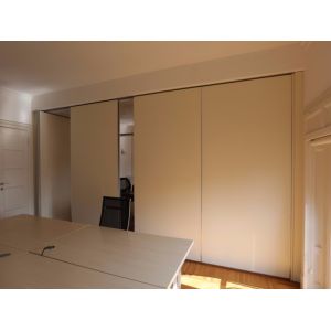 Buy cheap Soundproof And Acoustic Sliding Folding Partitions MDF + Melamine Material from wholesalers