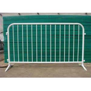Buy cheap Road block glavnized crowd control barricades for envent 1.1*2.1m size from wholesalers
