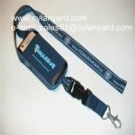 Buy cheap Spandex phone pocket neck lanyards, stretchable mobile phone holder neck ribbon from wholesalers