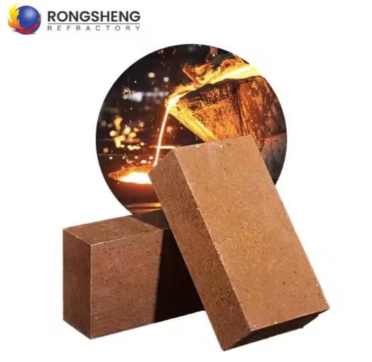 Rongsheng Refractory Mgo Fire Bricks Magnesia Refractory Brick For Alkaline Open