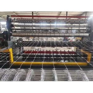 Automatic Roll Mesh 220V Fixed Knot Fence Machine / Line For Deer Net