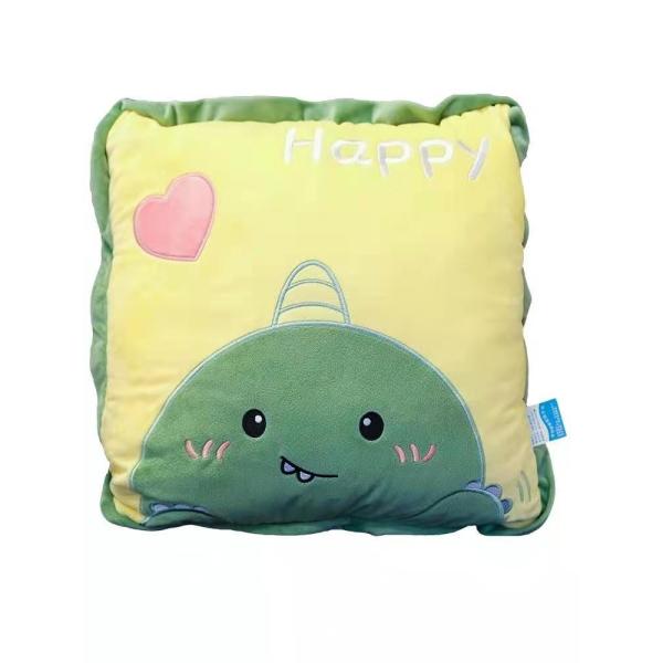 Green Pink Plush Blanket Air Conditioning Sleeping Plush Blanket Customized