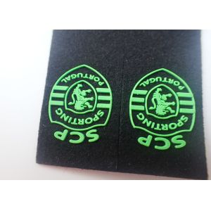 Buy cheap Embossed Felt Backing Injection Rubber Custom Clothing Patches from wholesalers