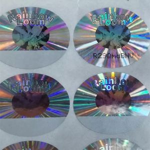 Anti-Counterfeiting 3D Certificate Seal Hologram Security Custom Logo Stickers