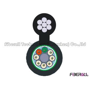 China Jacketed Figure 8 Fiber Optical Cable With Self Supporting Wire Messenger on sale