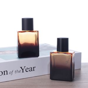 Buy cheap Square Amber Glass Perfume Bottle 30ml With Spray 500 Pcs from wholesalers