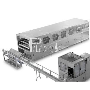 Buy cheap 12 Heads 1000L/H 5 Gallon Bottle Washing Machine from wholesalers