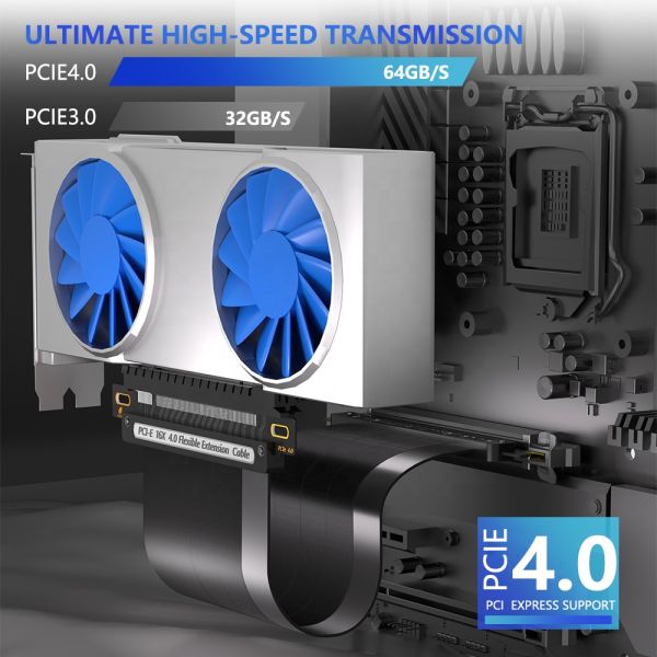 PCIe 16X Riser Extender Card Adapter close-up