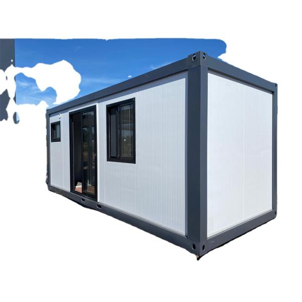 Main structure Galvanized Steel Square Tubes Prefabricated Tiny Container House in Customized Color for Outdoor Living
