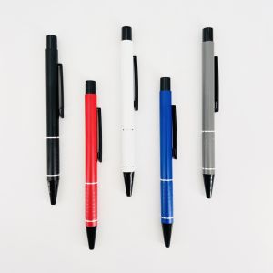 Buy cheap High End Simple Aluminum Ballpoint Pen Spray Painting Smooth Writing Ball Pen from wholesalers