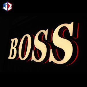 Customized Waterproof LED Acrylic Signage 3D Illuminated Acrylic Letters