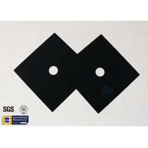 Buy cheap Fiberglass Fabric Stovetop Burner Protector Black PTFE 260℃ 27X27CM from wholesalers