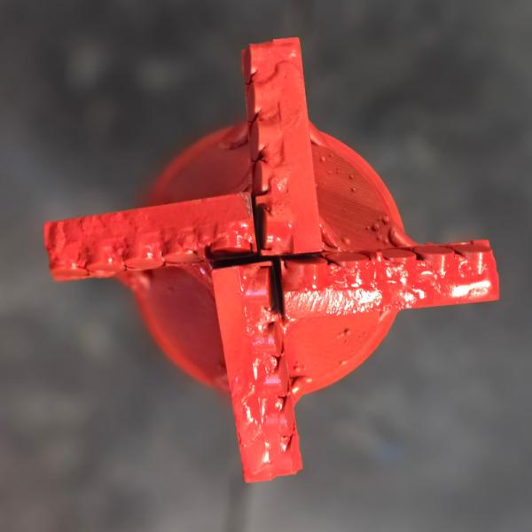 4 Wings PDC Drag Bit With 3 1/2" API Reg Pin For Geothermal Well Water Well Drilling