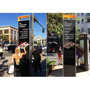Buy cheap Outdoor / Indoor  Interactive Wayfinding Kiosk 300~2000nits Brightness from wholesalers