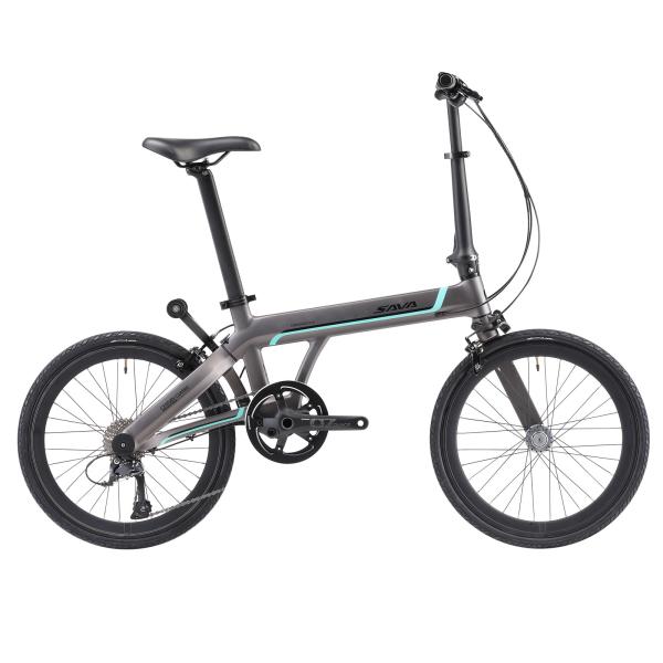 Quality 20" Carbon Fiber Folding Bicycle , 9 Speed Sava Z1 Folding Bike for sale
