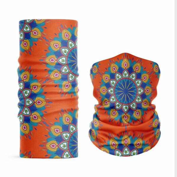 Square Muslim Headscarf Women Seamless Bandana Scarf