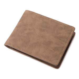 Customize Design Slim Coin Purse Fashion Style Short ID Credit Card Holder PU